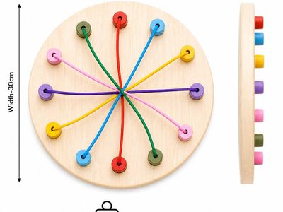 Rainbow Circle Thread Game